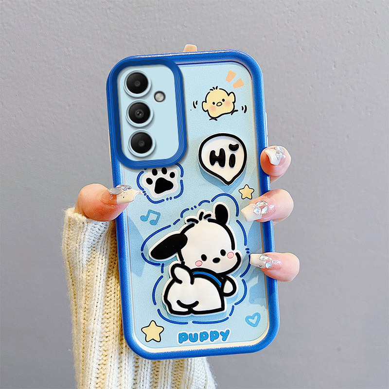 Samsung case :Cute 3D Cartoon Phone Case for SamsungA55/A54/A53/A51/A36/A35/ A16/A05 ,Soft TPU Shockproof Cover with Lanyard