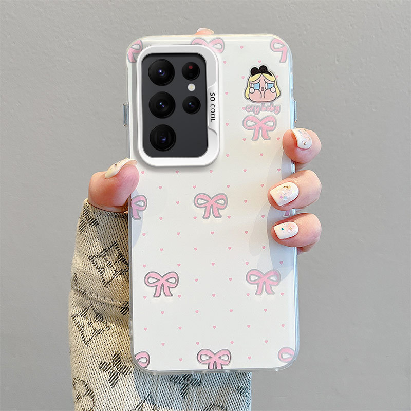 Samsung case:Cute Hello Kitty Phone Case for Samsung A06/A07/A16/A17/A36/A56 /A05, Girly Summer Cover with Optional Stand & Hand Strap