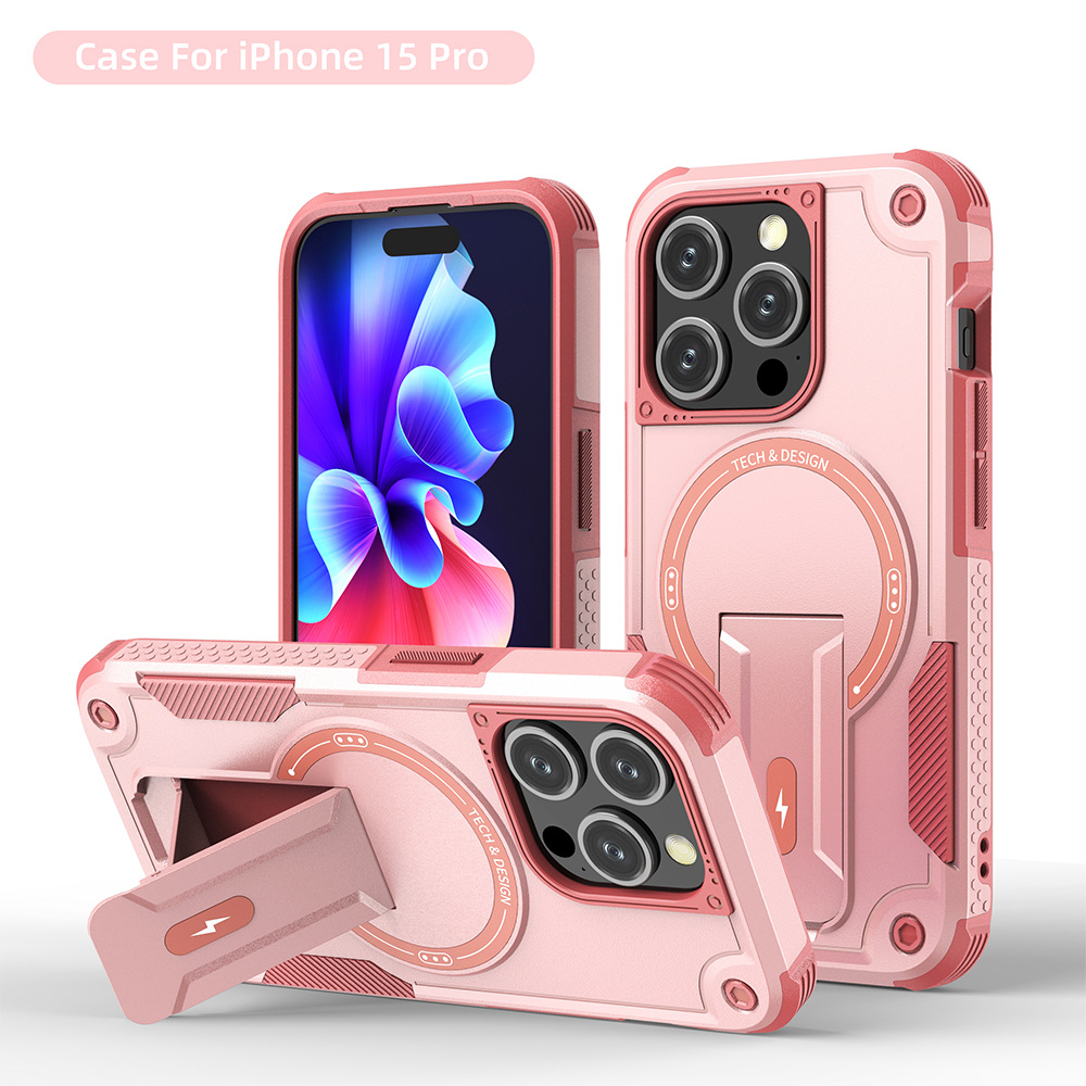 iPhone case :iphone air/iphone17/iphone13,Military Grade Magnetic Phone Case with Hidden Stand for iPhone 16/iphone15/iphone111, Shockproof TPU+PC Cover with Lanyard