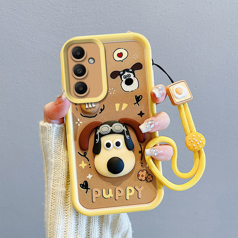 Samsung case :Cute 3D Cartoon Phone Case for SamsungA55/A54/A53/A51/A36/A35/ A16/A05 ,Soft TPU Shockproof Cover with Lanyard