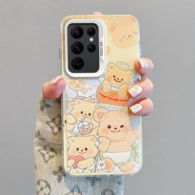 Samsung case:Cute Hello Kitty Phone Case for Samsung A06/A07/A16/A17/A36/A56 /A05, Girly Summer Cover with Optional Stand & Hand Strap
