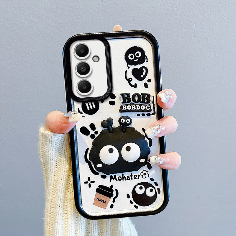 Samsung case :Cute 3D Cartoon Phone Case for SamsungA55/A54/A53/A51/A36/A35/ A16/A05 ,Soft TPU Shockproof Cover with Lanyard