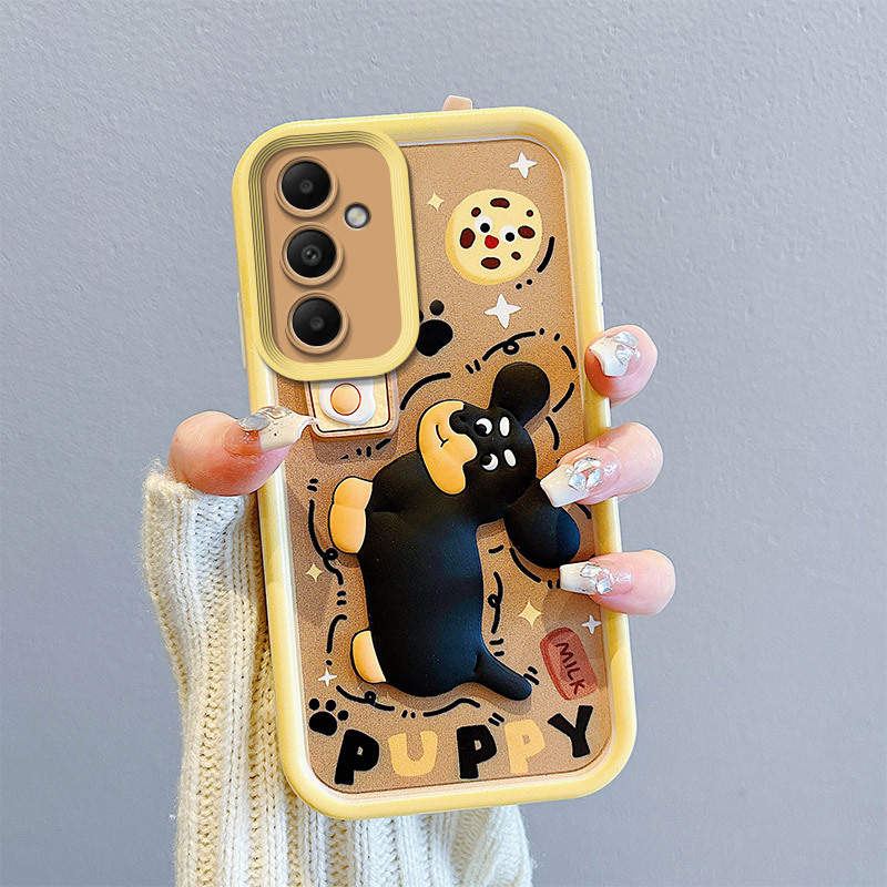 Samsung case :Cute 3D Cartoon Phone Case for SamsungA55/A54/A53/A51/A36/A35/ A16/A05 ,Soft TPU Shockproof Cover with Lanyard