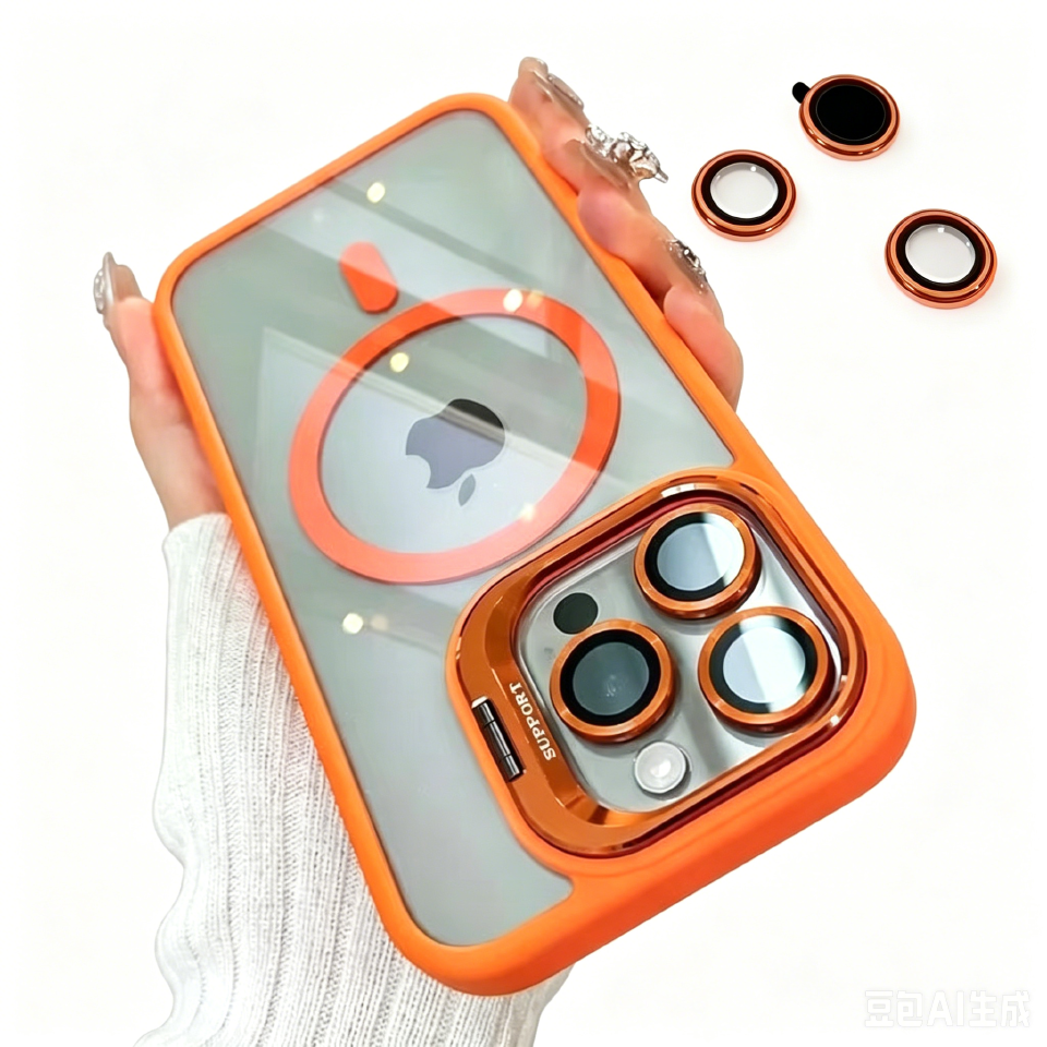 iPhone cover/case :Magnetic Clear Phone Case with Camera Bracket for iPhone 17 Pro Max/16 Pro Max/17/16, Shockproof Acrylic Cover for iphone 15/iphone 14/iphone 13/12/11