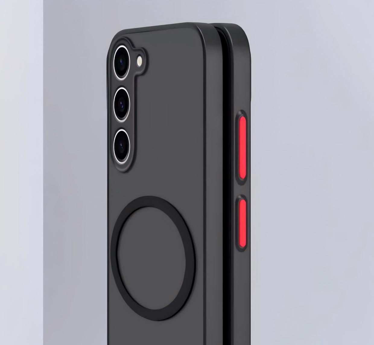 Samsung case：Latest Matte Skin-Feel Magnetic Phone Case for Samsung S26/S25/S24/S21/A57/A56/A35/A16/A17, Shockproof Anti-Fingerprint Cover