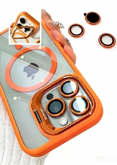 iPhone cover/case :Magnetic Clear Phone Case with Camera Bracket for iPhone 17 Pro Max/16 Pro Max/17/16, Shockproof Acrylic Cover for iphone 15/iphone 14/iphone 13/12/11