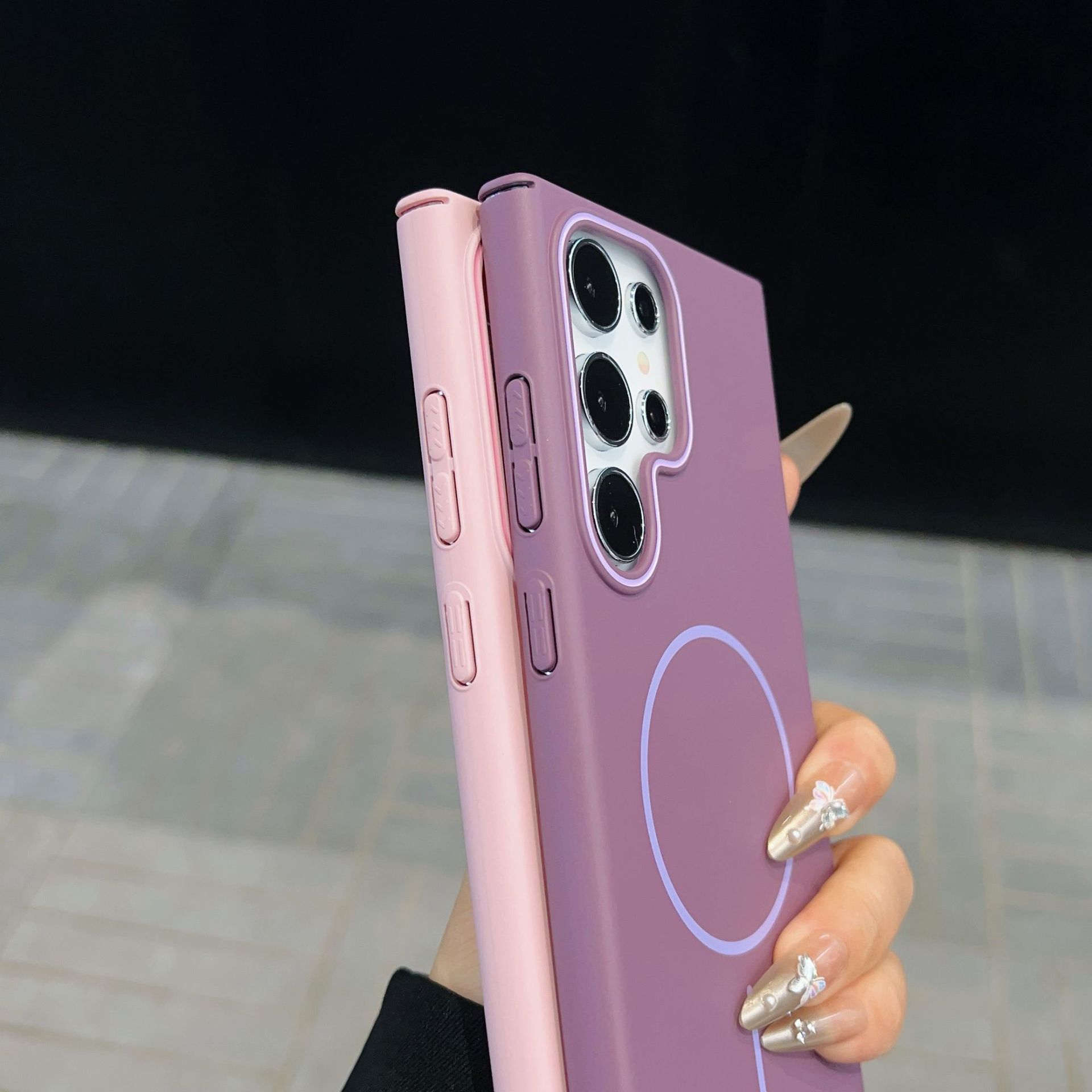 Samsung cover/Case S26/S25/S24/S23/S22/S21 Magnetic Matte Phone Case for Samsung S25 Ultra/S24 Plus/S23/ Shockproof Hard PC Cover