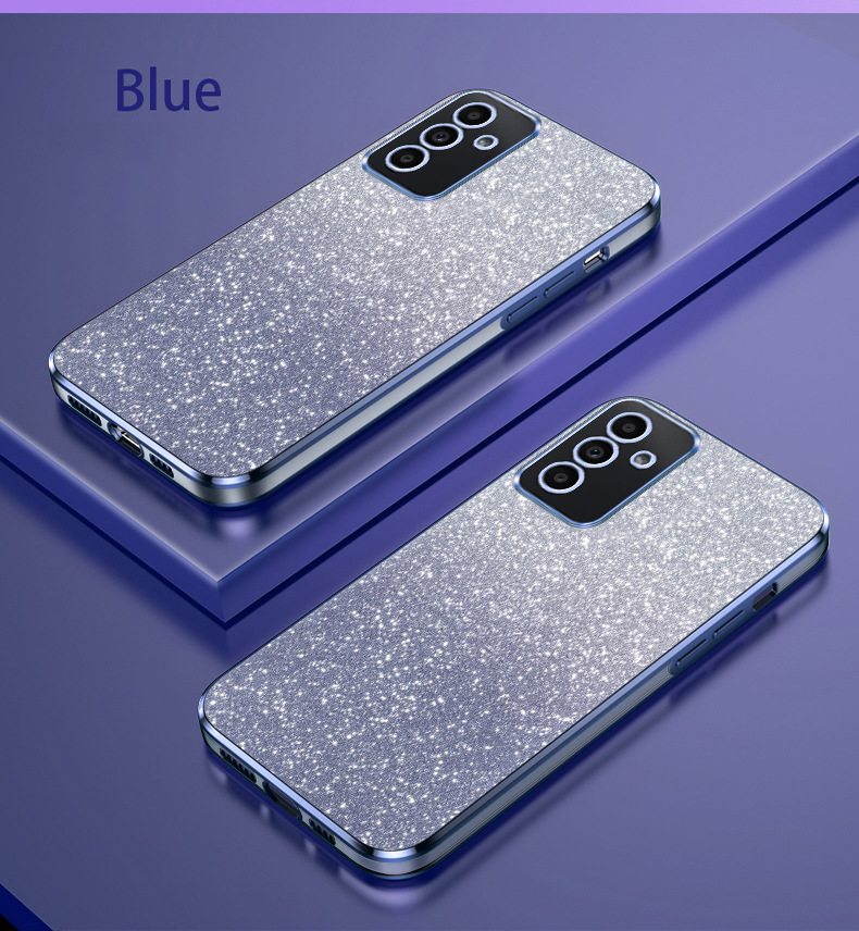 Samsung cover/case S26/S25/S24/S23/S22/S21 Gradient Glitter Electroplated Phone Case for Samsung A56/A55/A54/A36/A35/A17/A07/A06/A05, Shockproof Protective Cover