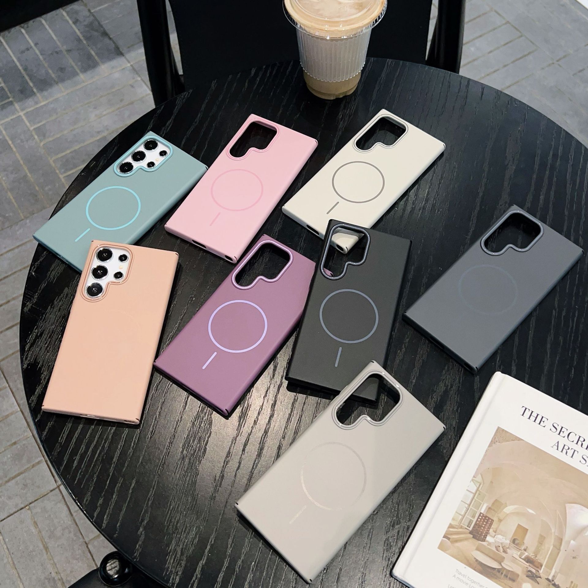 Samsung cover/Case S26/S25/S24/S23/S22/S21 Magnetic Matte Phone Case for Samsung S25 Ultra/S24 Plus/S23/ Shockproof Hard PC Cover