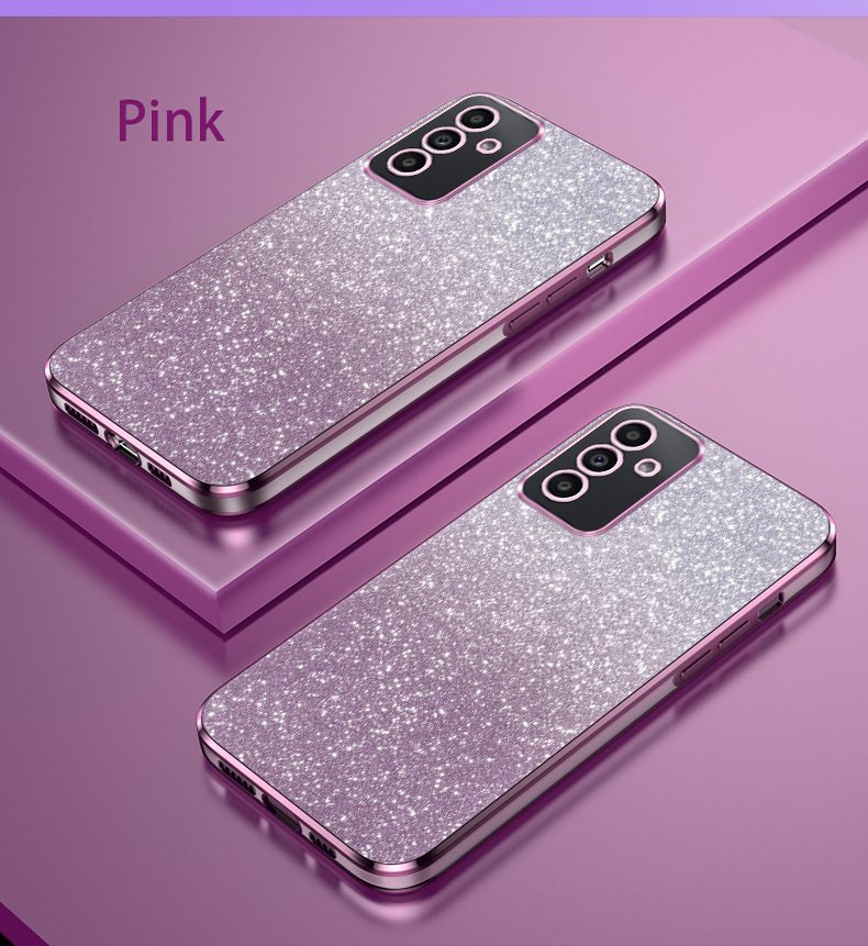 Samsung cover/case S26/S25/S24/S23/S22/S21 Gradient Glitter Electroplated Phone Case for Samsung A56/A55/A54/A36/A35/A17/A07/A06/A05, Shockproof Protective Cover