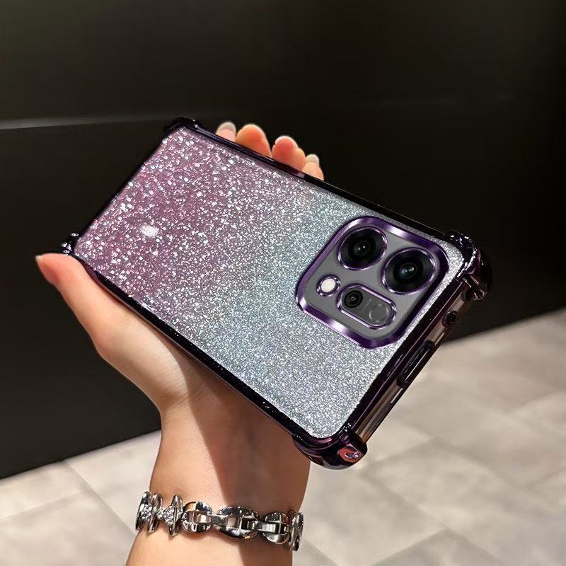 Infinix case:Hot 70/Hot60/Hot60i/ Note60/spark50,magnetic kickstand cover, Glitter Plating Phone Case For Spark 40, Full Cover Shockproof Bumper Case With 4 Corner Prot phone cover pop10/9/8