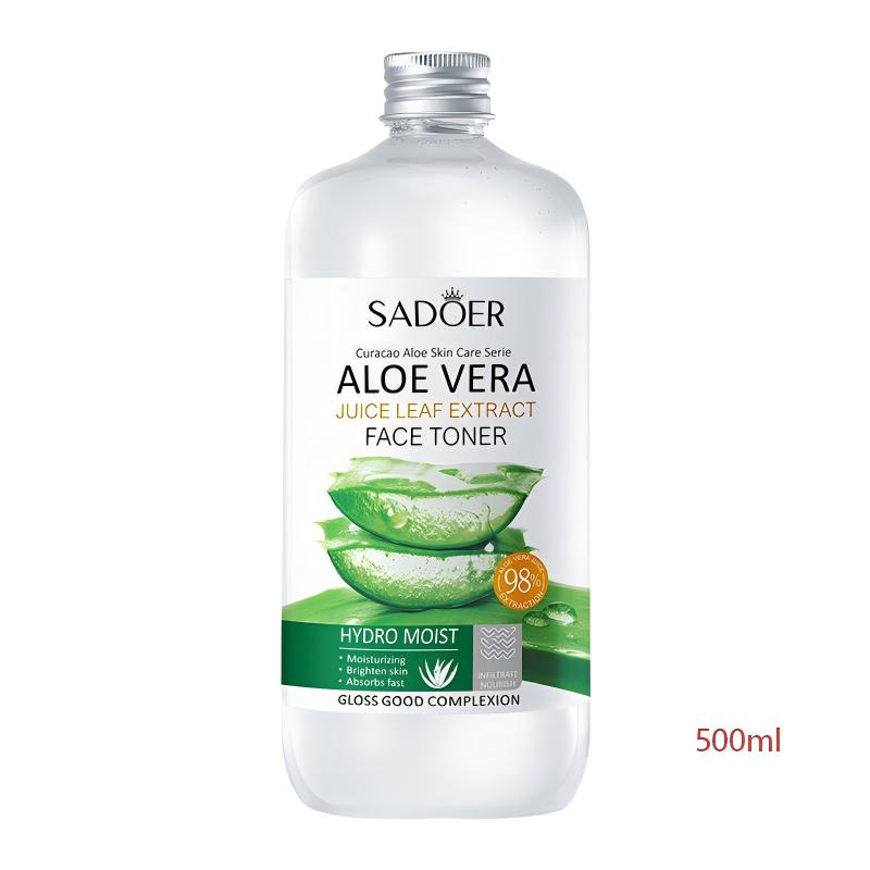 SADOER 27 Pcs Complete Skincare Set: Aloe Vera Cleanser + Face Cream  + Face Serum + Face Toner + Eye Cream + 20-sheet Gel Mask Pack + Lip Balm + Hand Cream Gift Set
