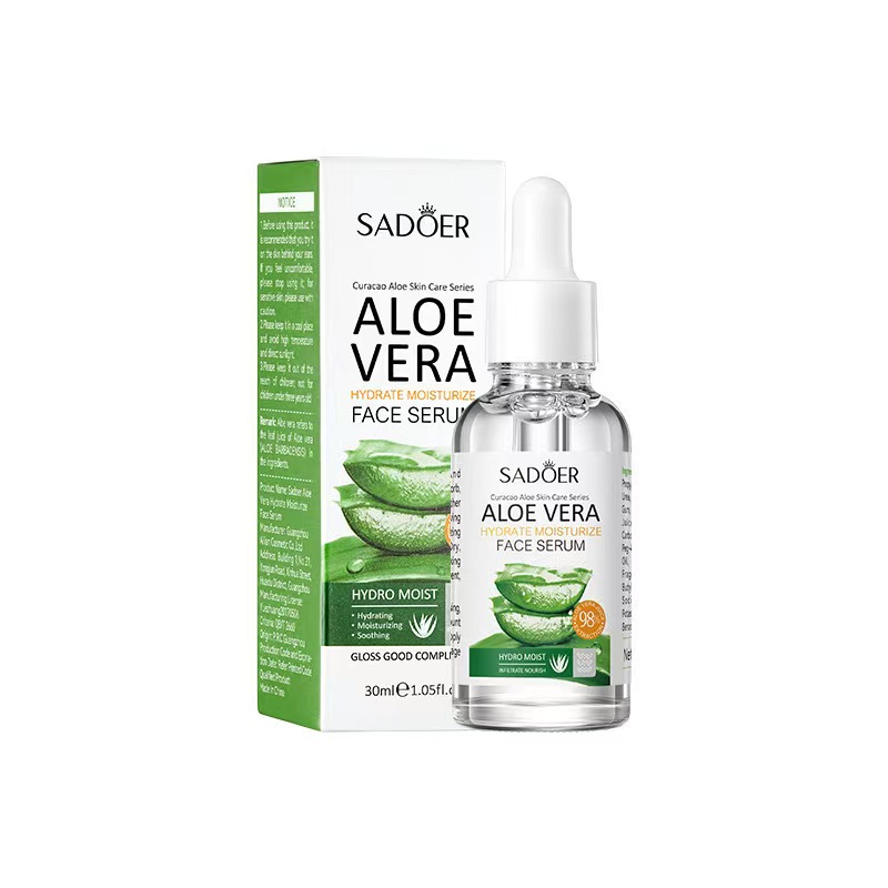 SADOER 27 Pcs Complete Skincare Set: Aloe Vera Cleanser + Face Cream  + Face Serum + Face Toner + Eye Cream + 20-sheet Gel Mask Pack + Lip Balm + Hand Cream Gift Set