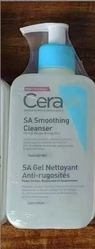 Salicylic Acid Smoothing Cleanser 236ml, Anti-Acne Face Wash for Dry Rough Bumpy Skin, Suitable for Acne & Eczema Prone Skin