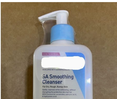 Salicylic Acid Smoothing Cleanser 236ml, Anti-Acne Face Wash for Dry Rough Bumpy Skin, Suitable for Acne & Eczema Prone Skin