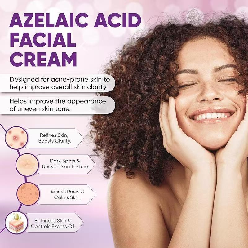 15% Azelaic Acid Blemish Removal Cream, 15% Azelaic Acid Facial Cream 20g, Niacinamide Vitamin C, Reduce Acne & Dark Spots, Skin Redness Relief