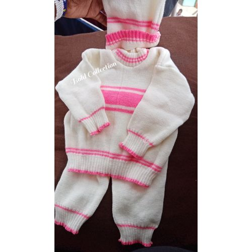 4pc Woolen Newborn receiving clothes/gift set, socks, cap, trouser, sweater