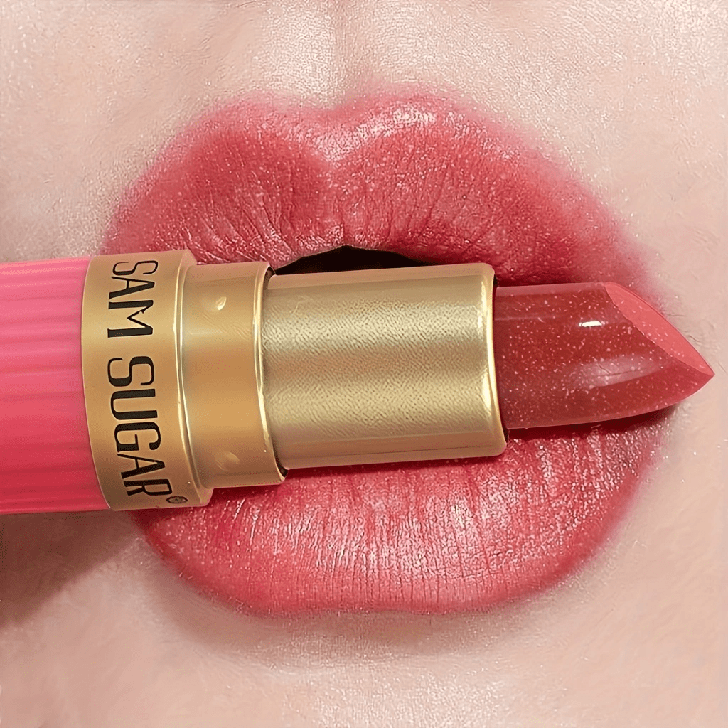 1pc SAM Waterproof Pearlescent Lip Gloss - Long-Lasting Shimmer Lipstick, Non-Sticky Hydrating Formula with Pearlescent, Moisturizing Lip Gloss for All Skin Types (,,, Tints) - Easy Application view 7