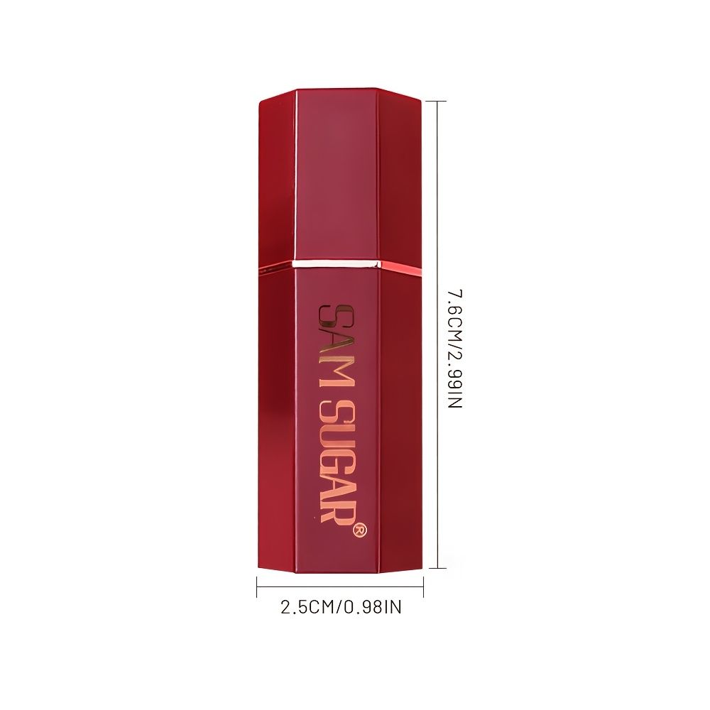 SAM SUGAR Volumizing Lip Gloss | Glossy End, Long-Lasting Hydration, Waterproof - Multi-Tone Palette for All Skin Types, Orange, Pink, Purple, Red Shades - Ideal Gift for Adults