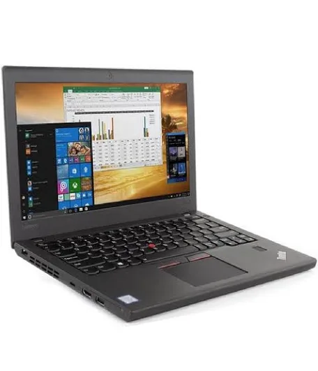 Refurbished LENOVO x260 Laptop Intel Core i5 6th Generation 8GB RAM 256GB SSD 12.5 Inch Computer ultrabook Black Windows 11 Microsoft Office 2019 + FREE MOUSE