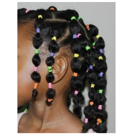 Fashion Mini Coloured Elastic Kids Hair Rubber Bands Selling at 650 per dozen
