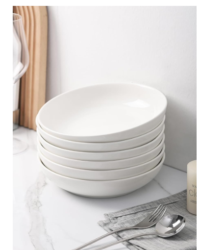 12 PCS 12 ” Premium Ceramic Soup Bowl/side dish Set – Elegant, Durable & Microwave-Safe | Ideal for Soups, Salads, Snacks & More