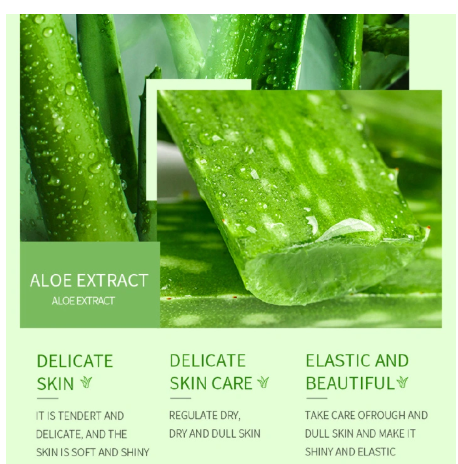 Aloe Vera Gel Moisture Face Cream 300g – Hydrating Sleeping Mask for Face, Scalp, Skin & Sunburn Relief