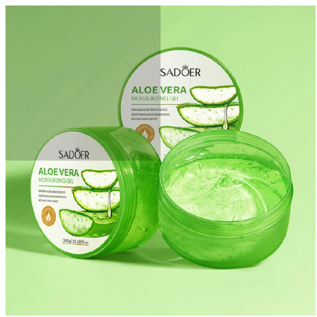 Aloe Vera Gel Moisture Face Cream 300g – Hydrating Sleeping Mask for Face, Scalp, Skin & Sunburn Relief