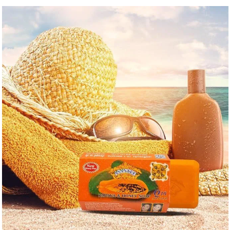 OFFER!! Original Asantee Papaya And Honey Anti Acne Soap – Nourishing, Natural Skincare for Smooth & Glowing Skin**Asante soap