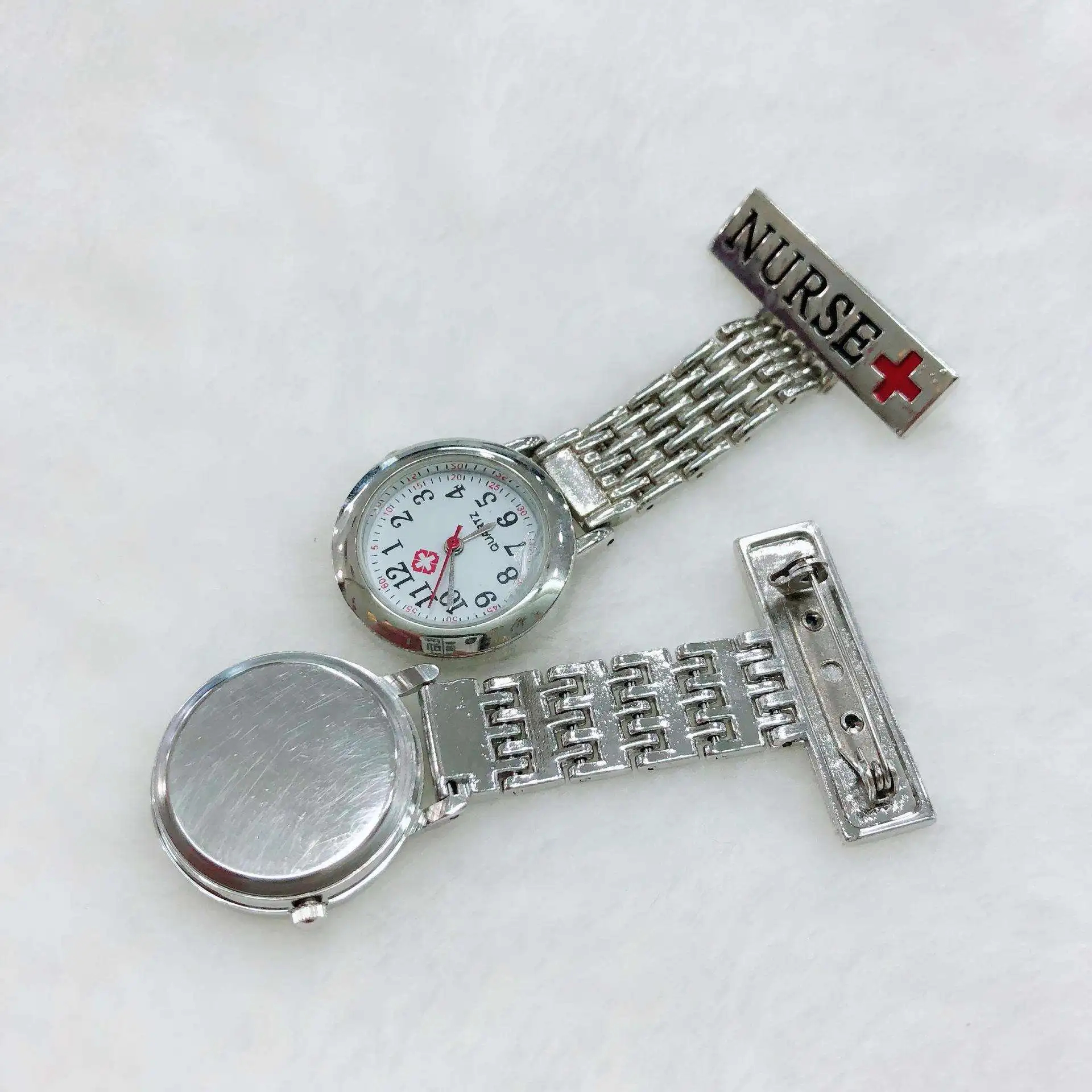 Metallic Nurse watch