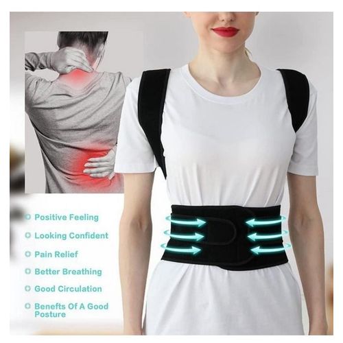 Back Posture Corrector & Back Support Belt- Spine Alignment, Hunchback Correction