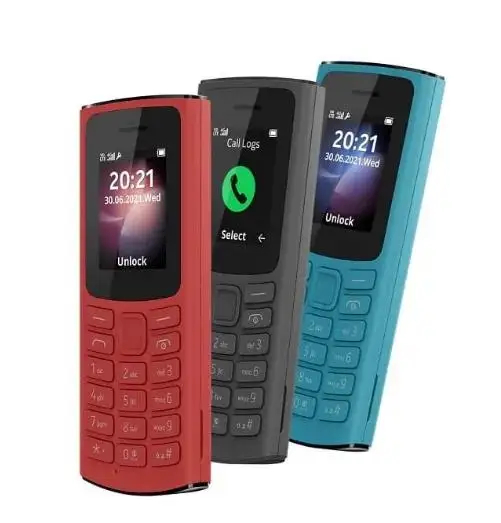 5G Original GSM mobile phone for NOKIA 105 HDM second hand cellphone keypad feature phone elder cheap mobile phone