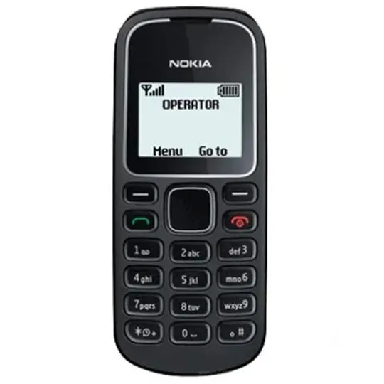 Original GSM mobile phone for NOKIA 1280HDM second hand cellphone keypad feature phone elder cheap mobile phone