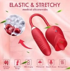 OFFER OFFER A Rose-shaped clitoral stimulator.