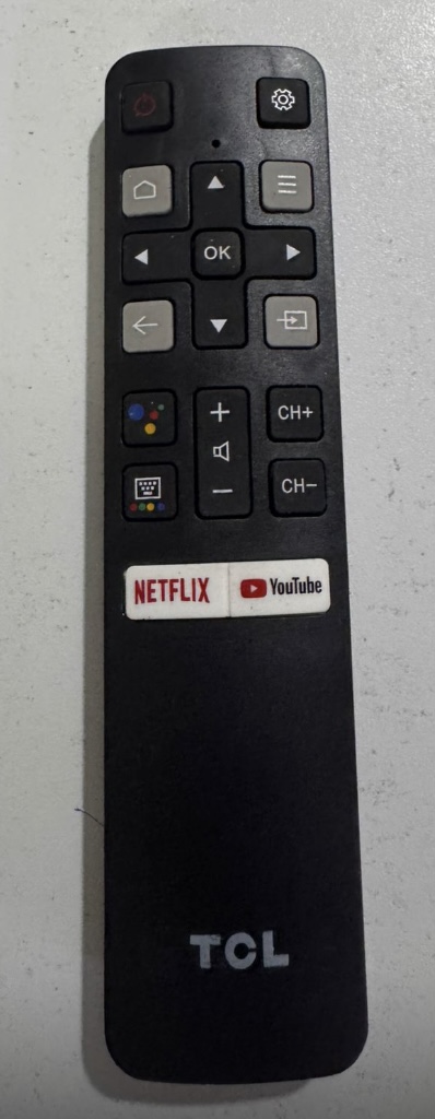 TCL SMART TV REMOTE CONTROL