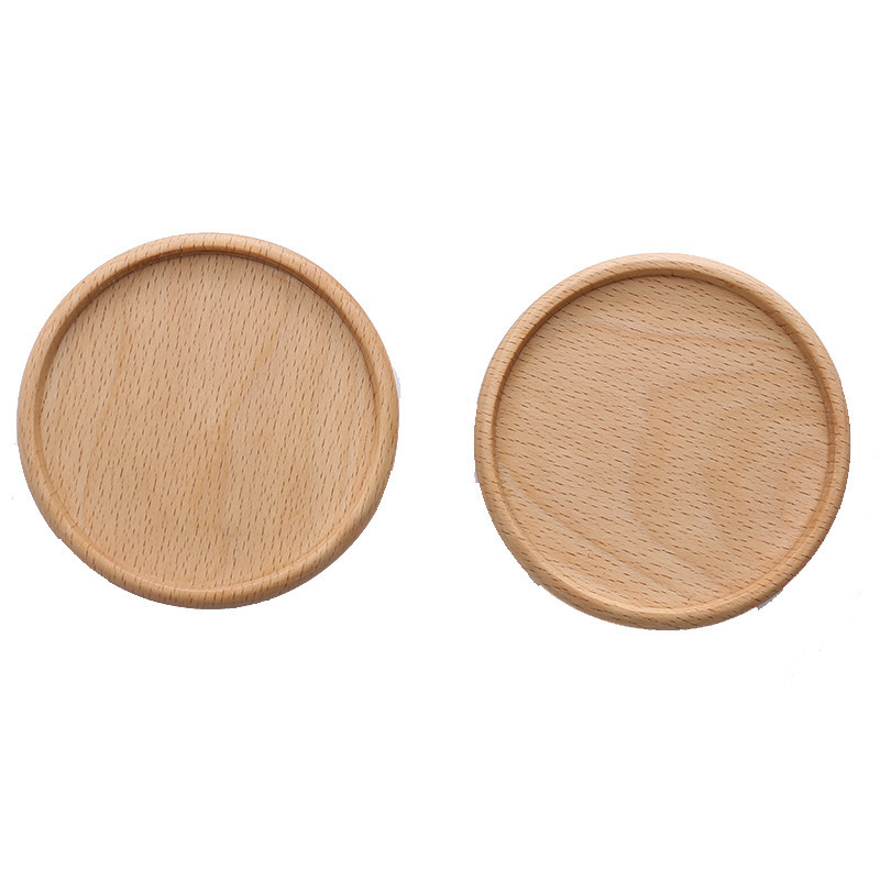 Black walnut coasters, solid wood tea cup cushions, household square tea trays, insulation pads, Zen wooden cushions, tea mop cushions, and slippers