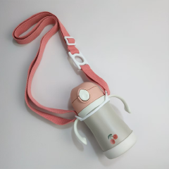 1PC Adjustable 2-in-1 Water Bottle Holder Strap, Detachable Sling Cup Carrier for Outdoor Sports Hiking Camping, Portable Bottle Accessory Fits Most Bottle Sizes