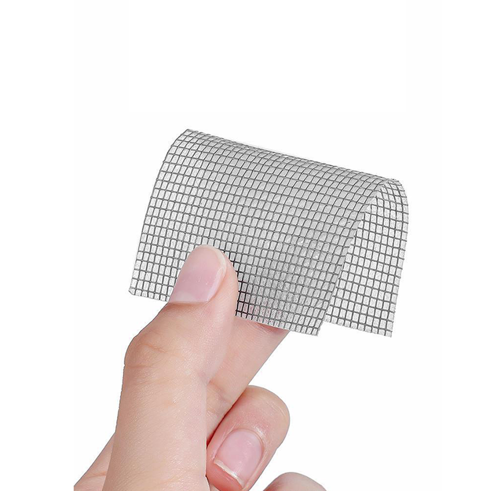 Window Screen Repair Tape 5cm×2m, Strong Adhesive Fly Screen Repair Kit, Mesh Patch Tape for Window Door Pet Cage Hole Crack Fix