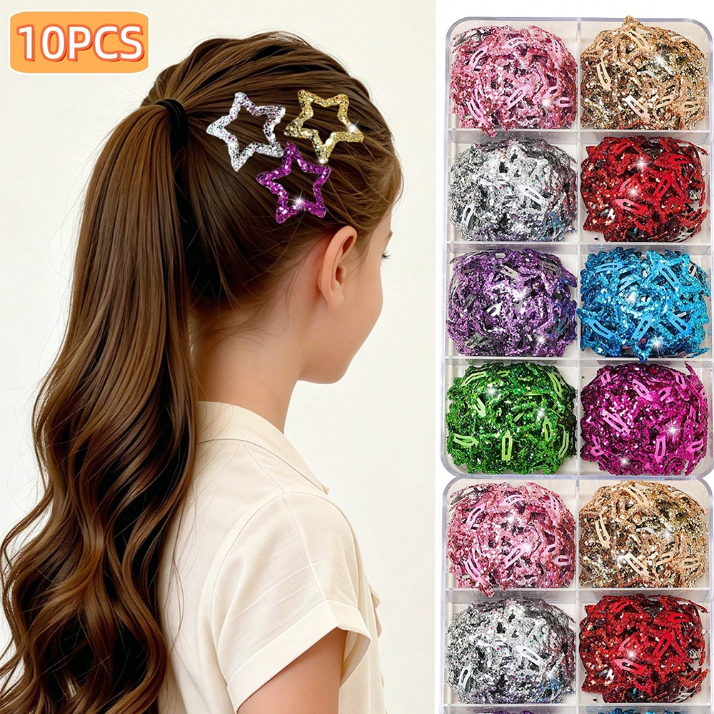 40Pcs Mixed Candy Color Star Hair Clips for Girls, 3CM Minimalist Pentagram BB Hair Pins, Cute Sweet Hair Accessories for Daily School Outdoor Performance Photo Shoot