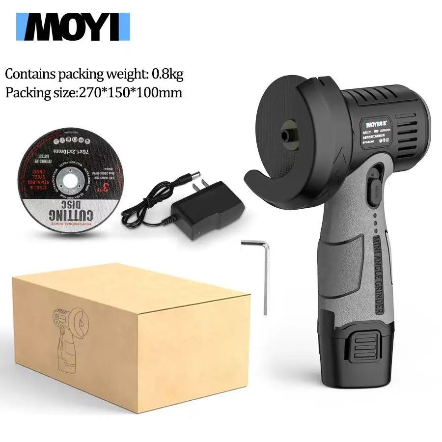 12V Mini Angle Grinder with Cutting DiscTime-limited Special，UK standard plug