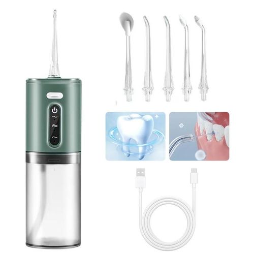 Electric Oral Irrigator Detachable Water Flosser Portable Dental Water Jet Waterproof Teeth Cleaner Powerful Mouth Washing Machine