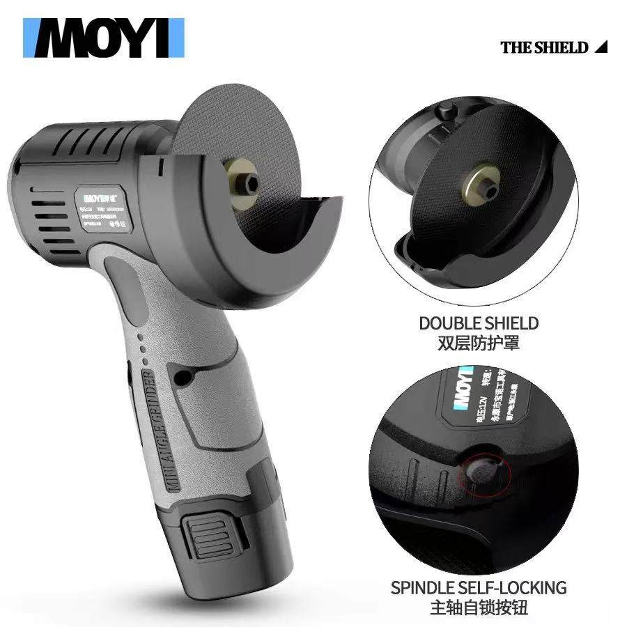 12V Mini Angle Grinder with Cutting DiscTime-limited Special，UK standard plug