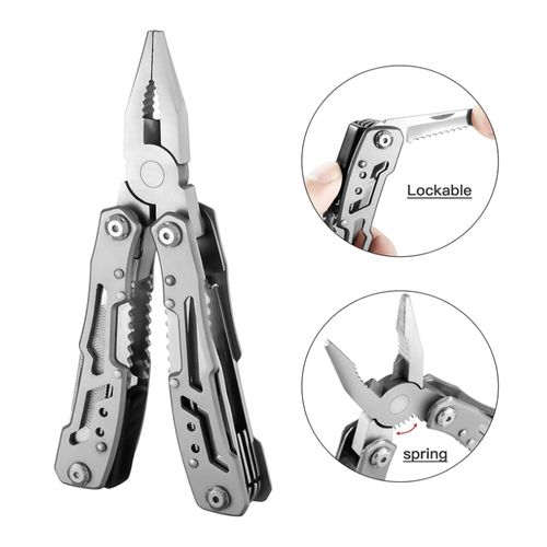 24 In 1 Multi Utility Pocket Knife Swiss Army Survival Camping Hunting + Case