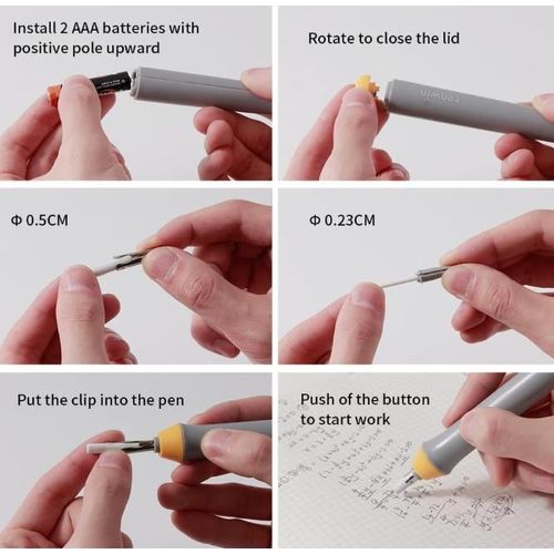 Electric Eraser Set Pencil Eraser- With 22 Eraser Replacements