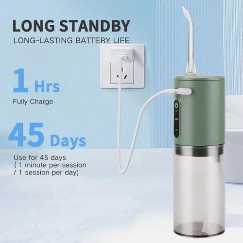 Electric Oral Irrigator Detachable Water Flosser Portable Dental Water Jet Waterproof Teeth Cleaner Powerful Mouth Washing Machine