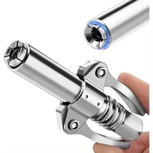 Leaking-proof Grease Tools Coupler, 12000PSI High Pressure Lubricating Oil Nozzle Accessory Compatible with 0.32 Cm Npt Lubricating Oil Nozzle