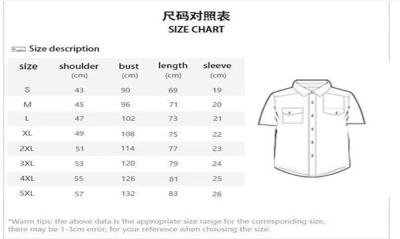 Men's Casual Short Sleeve T-Shirt - Blue & White Cotton-Polyester, Sizes S-XXXL