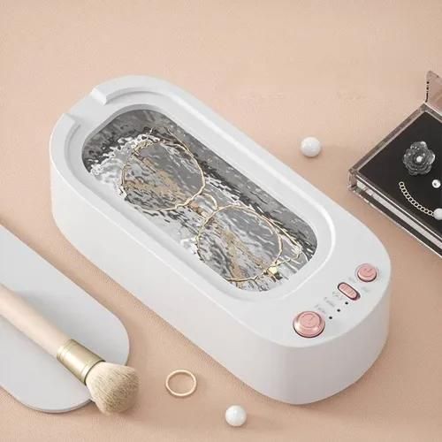 Ultrasonic eyeglass cleaning machine, household jewelry cleaning device, necklace cleaning device, dental brace cleaning device, portable cleaning machine