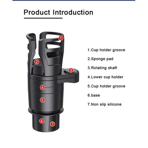 4 in 1 Multifunctional Adjustable Car Cup Holder
