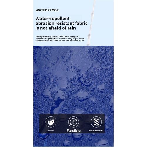 High Quality Lightweight Hiking Backpack Royal Blue Waterproof Wear- resistant Oxford Drawstring Bag For Holding Cups For Men Women Travel